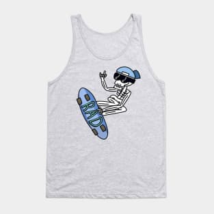 Skateboard Skeleton Tank Top